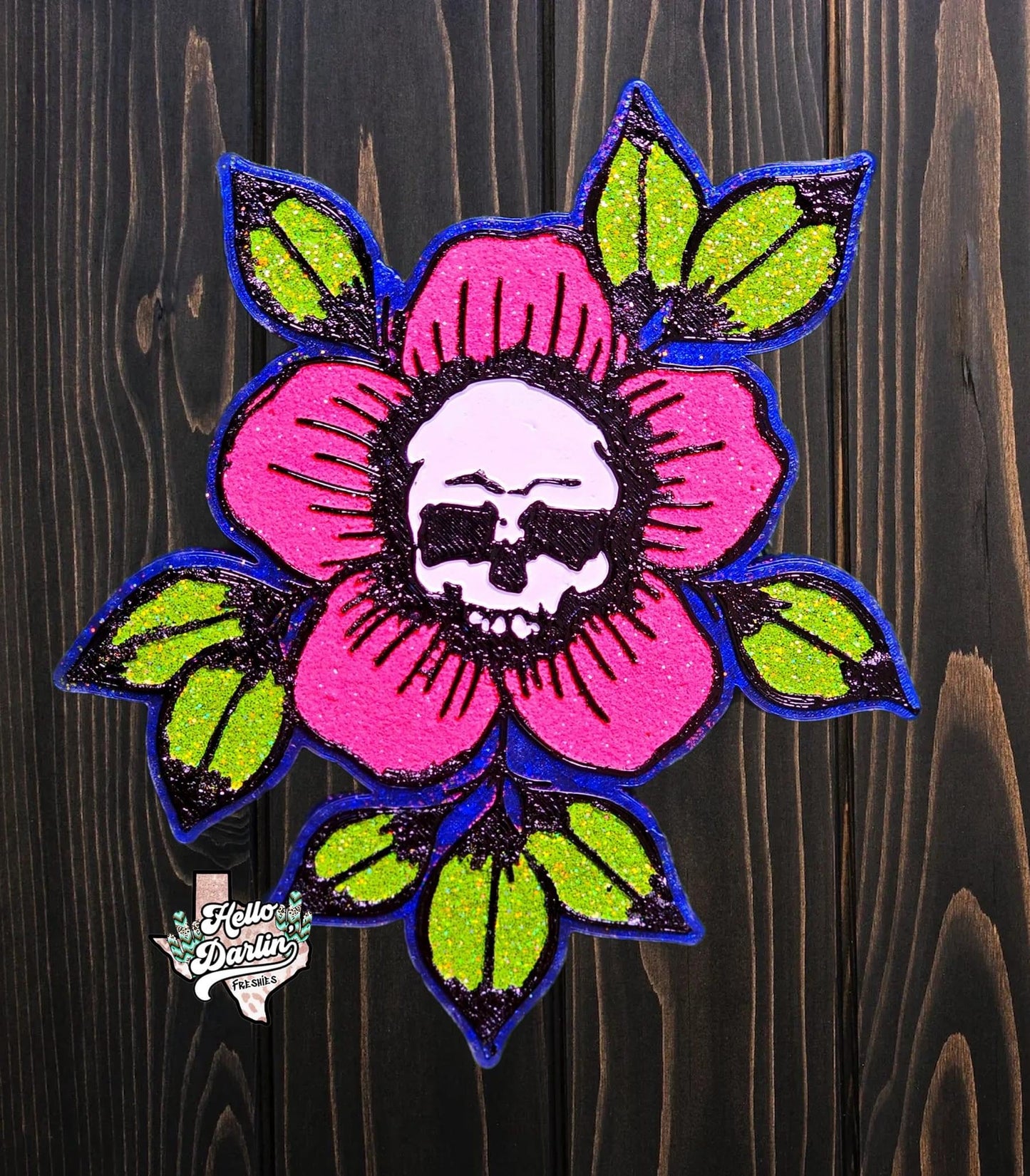 { flower skull} Silicone Mold