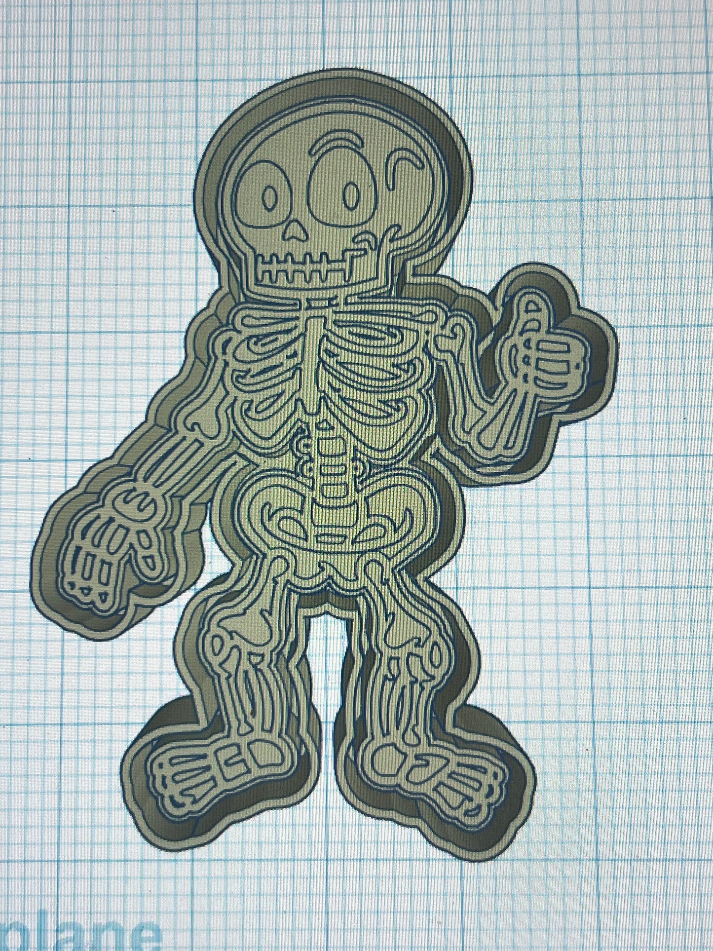 {skeleton} Silicone Mold