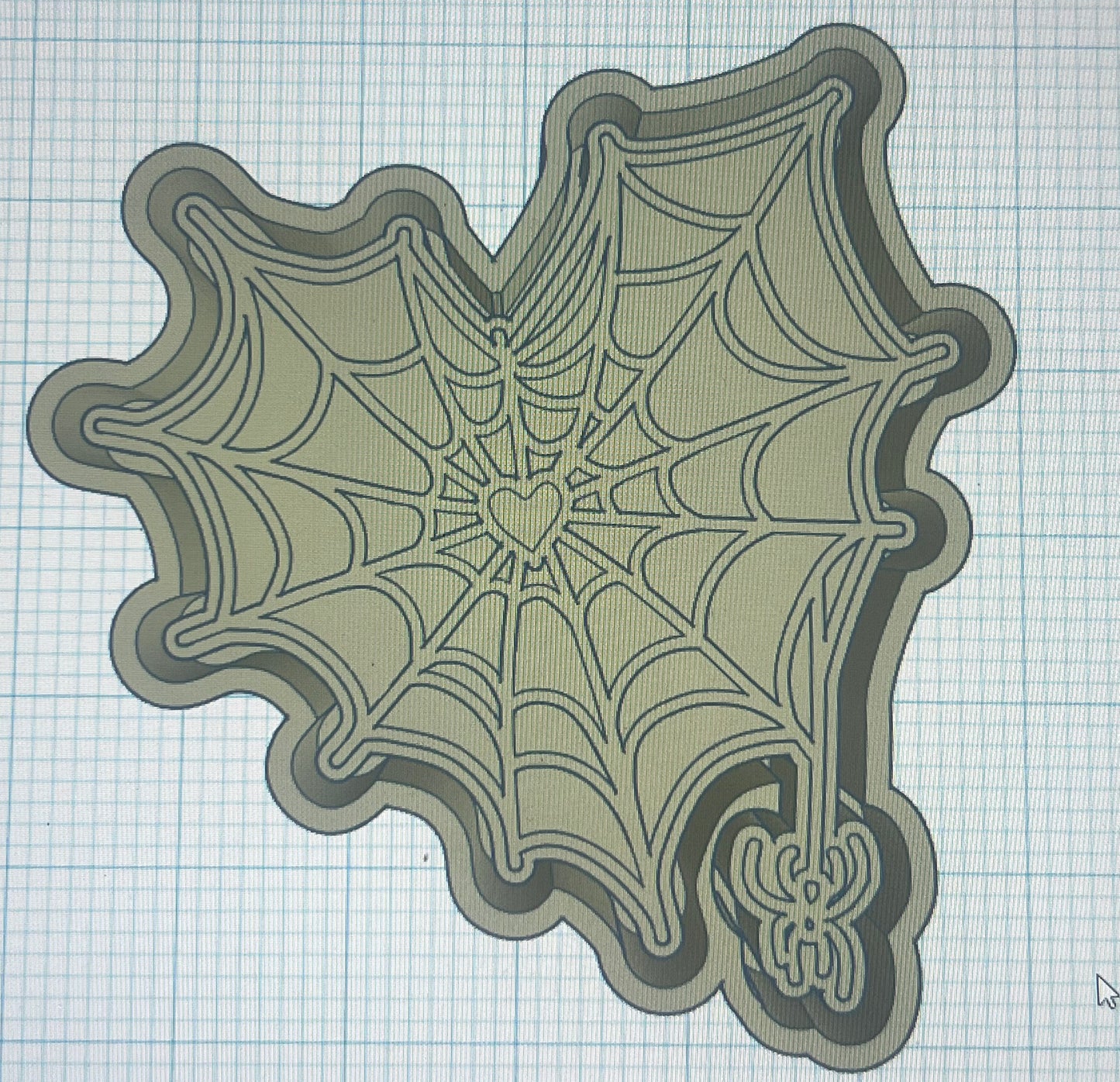 {spiderweb} Silicone Mold