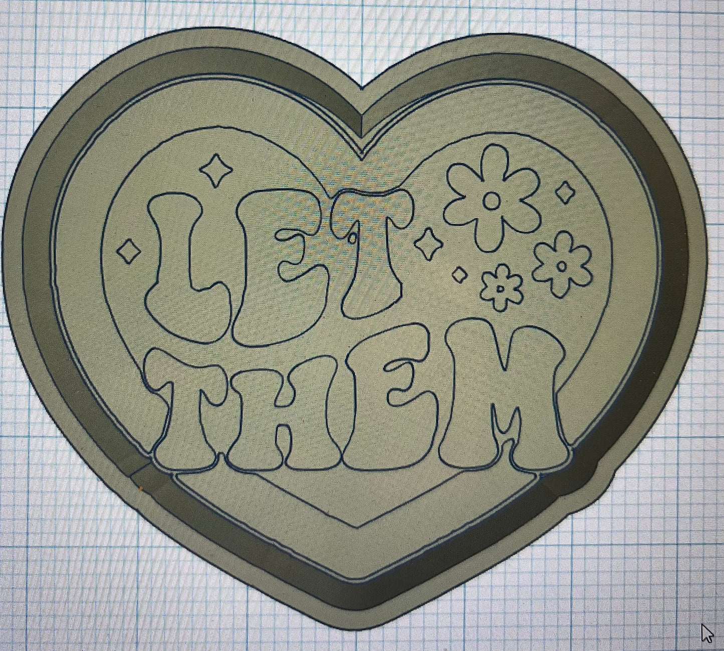 {let them} Silicone Mold