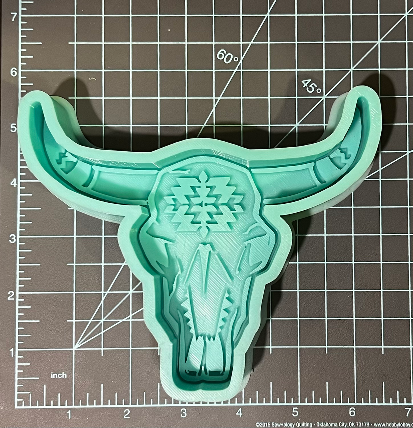 {Aztec Bull 2} Silicone Mold