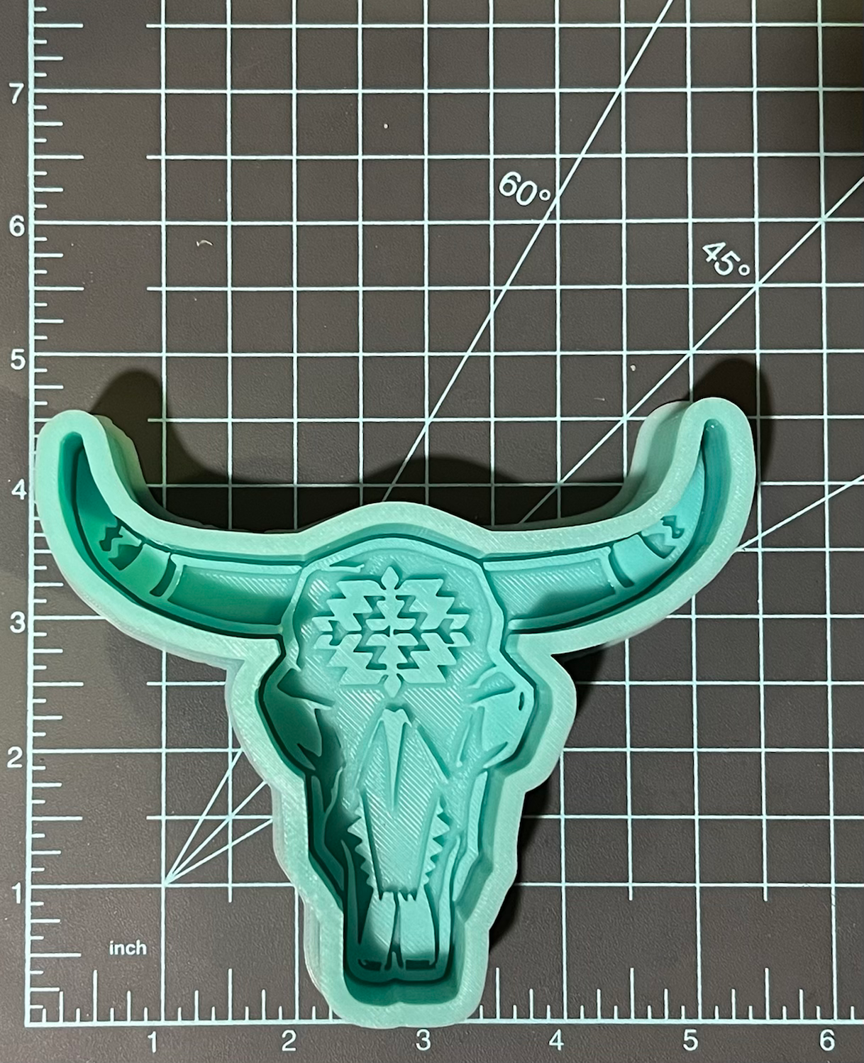 {Aztec Bull 2} Silicone Mold