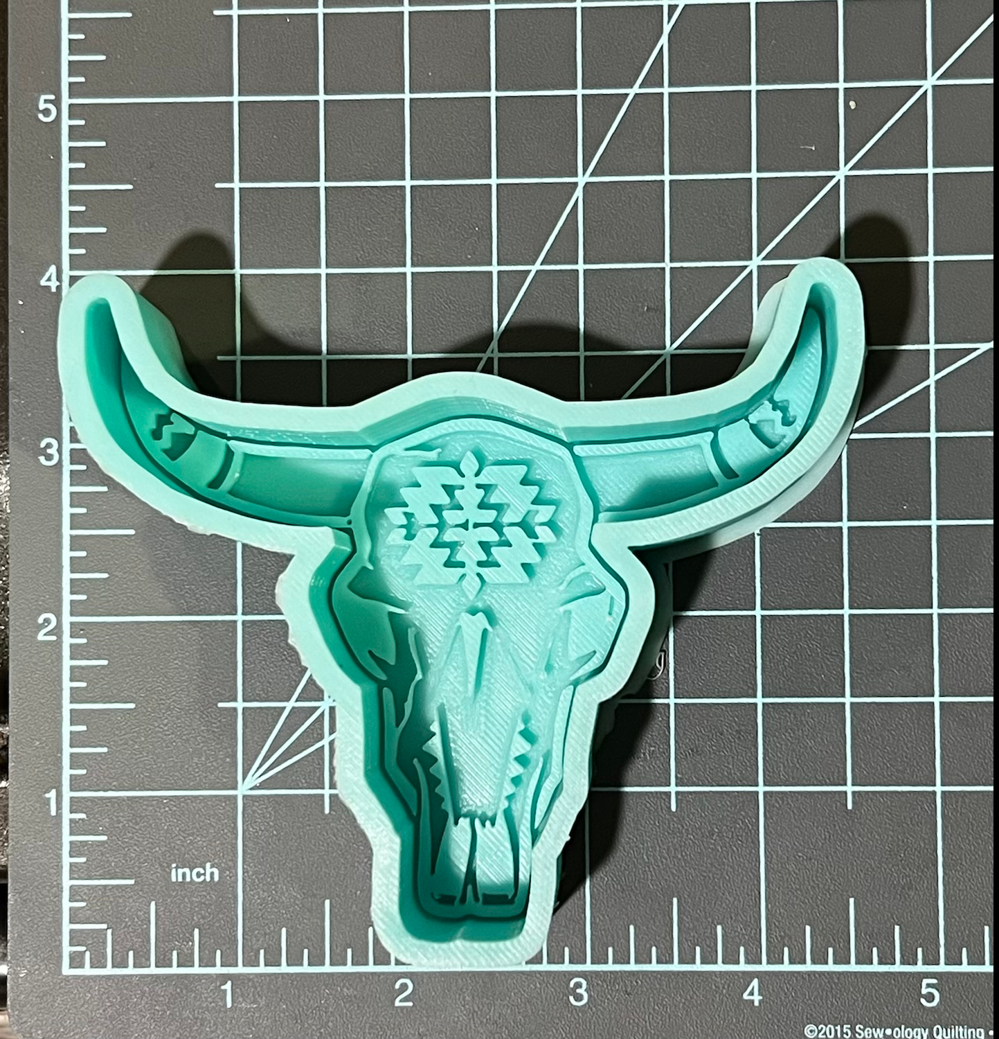 {Aztec Bull 2} Silicone Mold