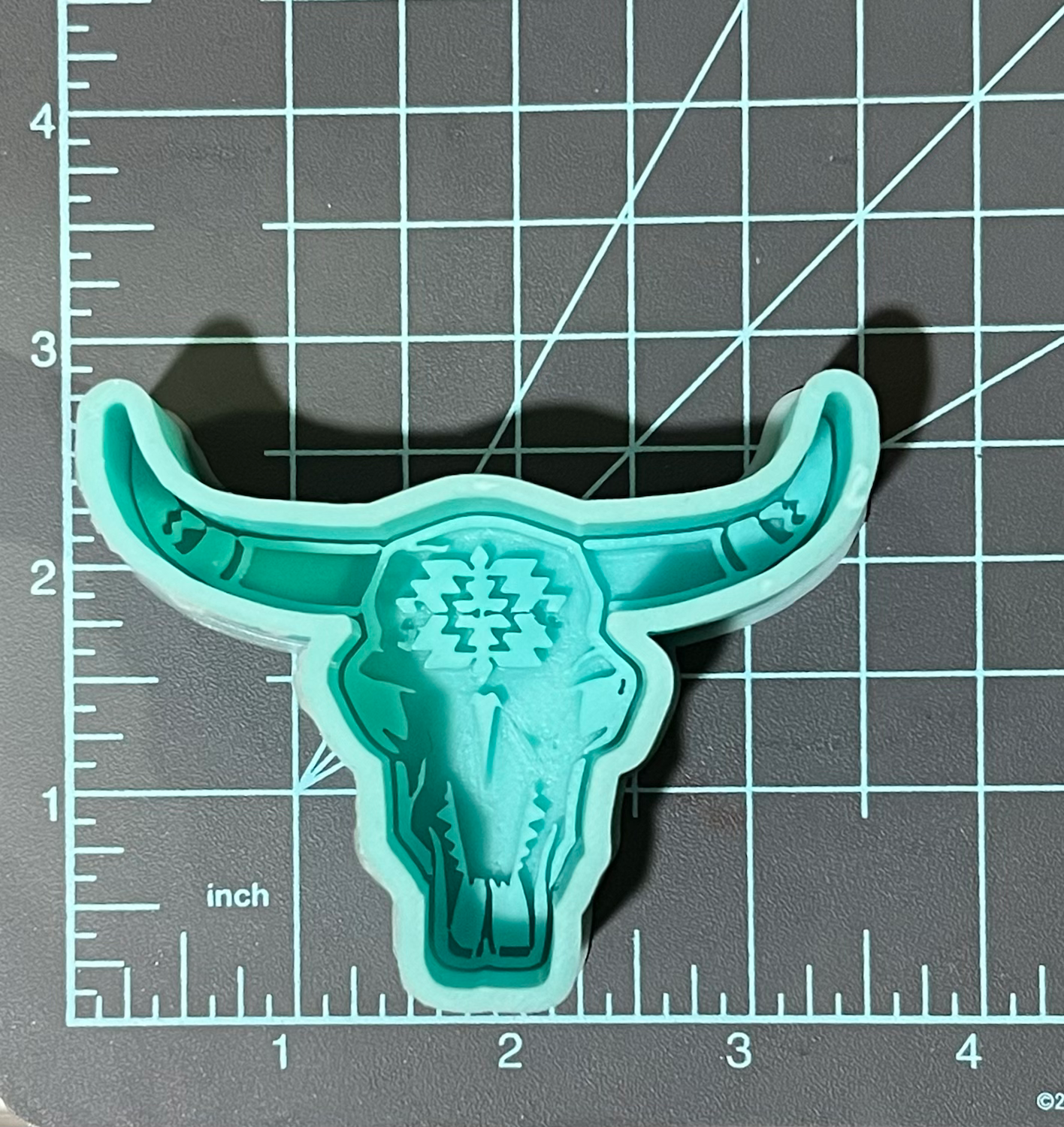 {Aztec Bull 2} Silicone Mold