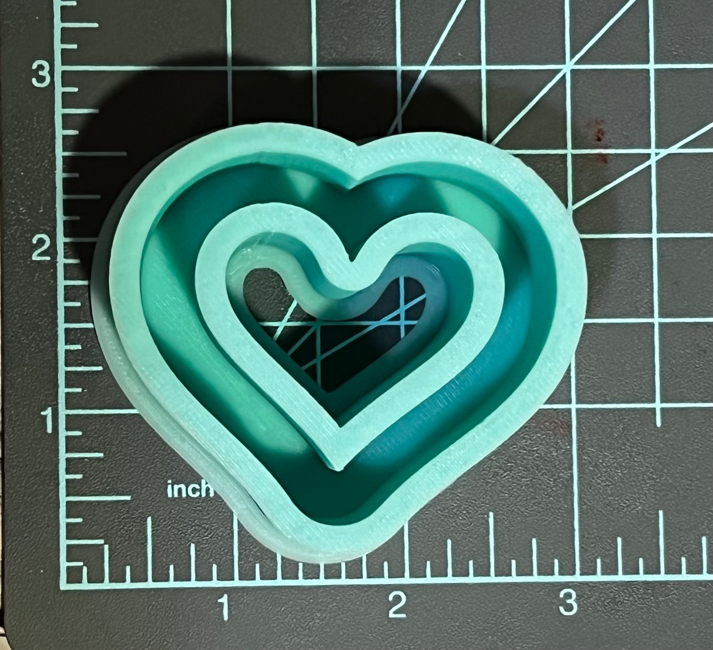 {Chain Heart} Silicone Mold