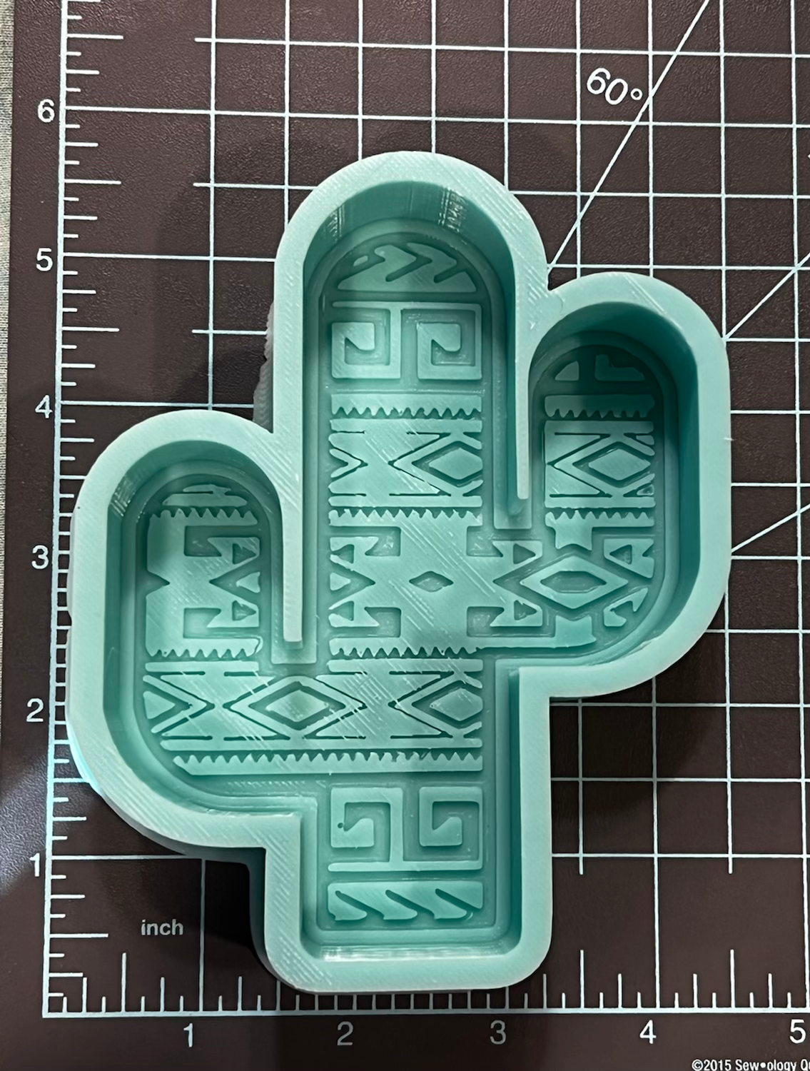 {Aztec Cactus} Silicone Mold