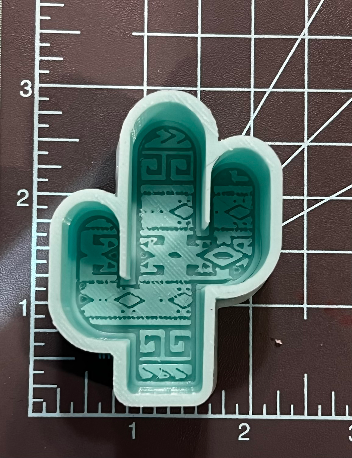 {Aztec Cactus} Silicone Mold