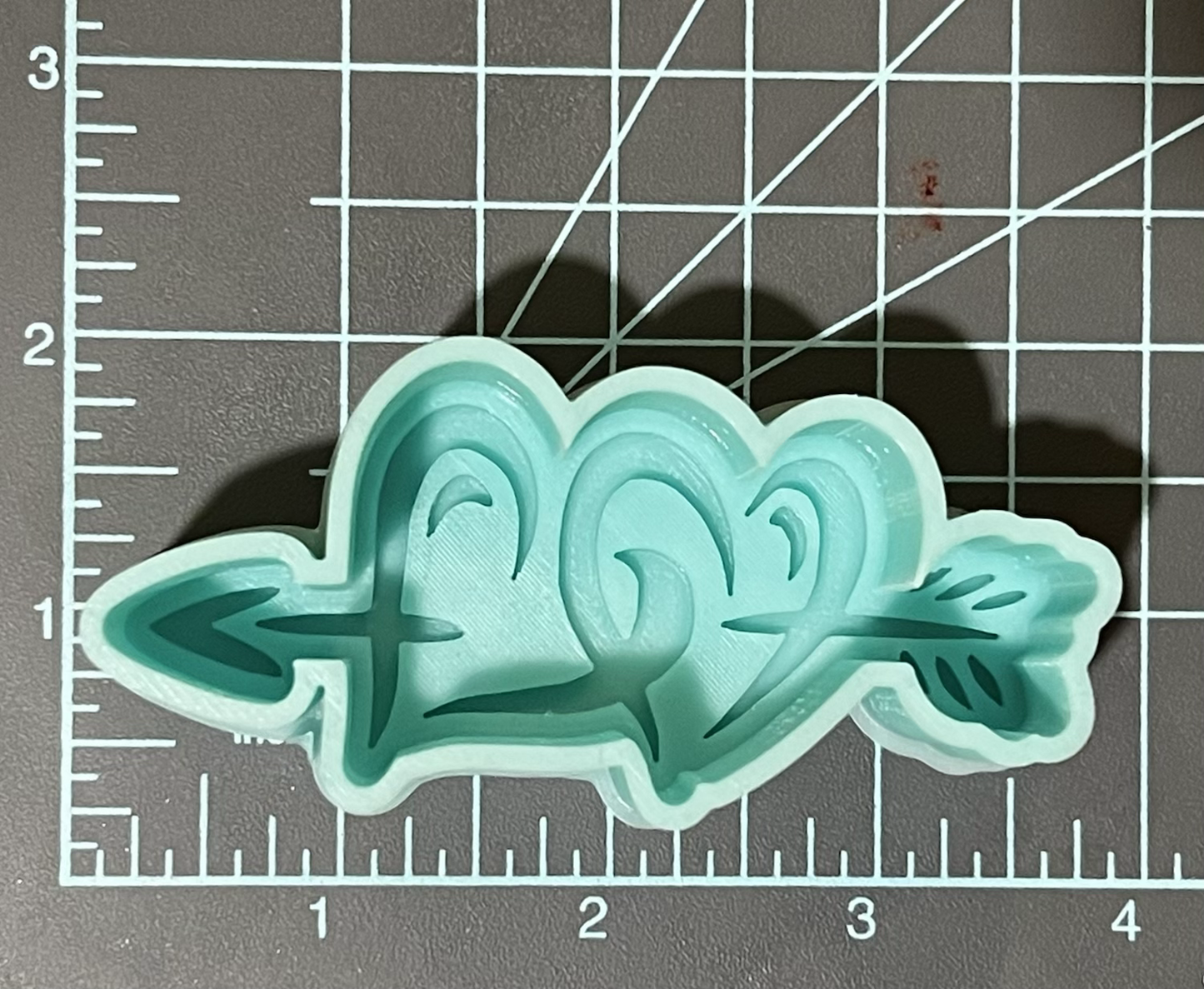 {Double Heart} Silicone Mold