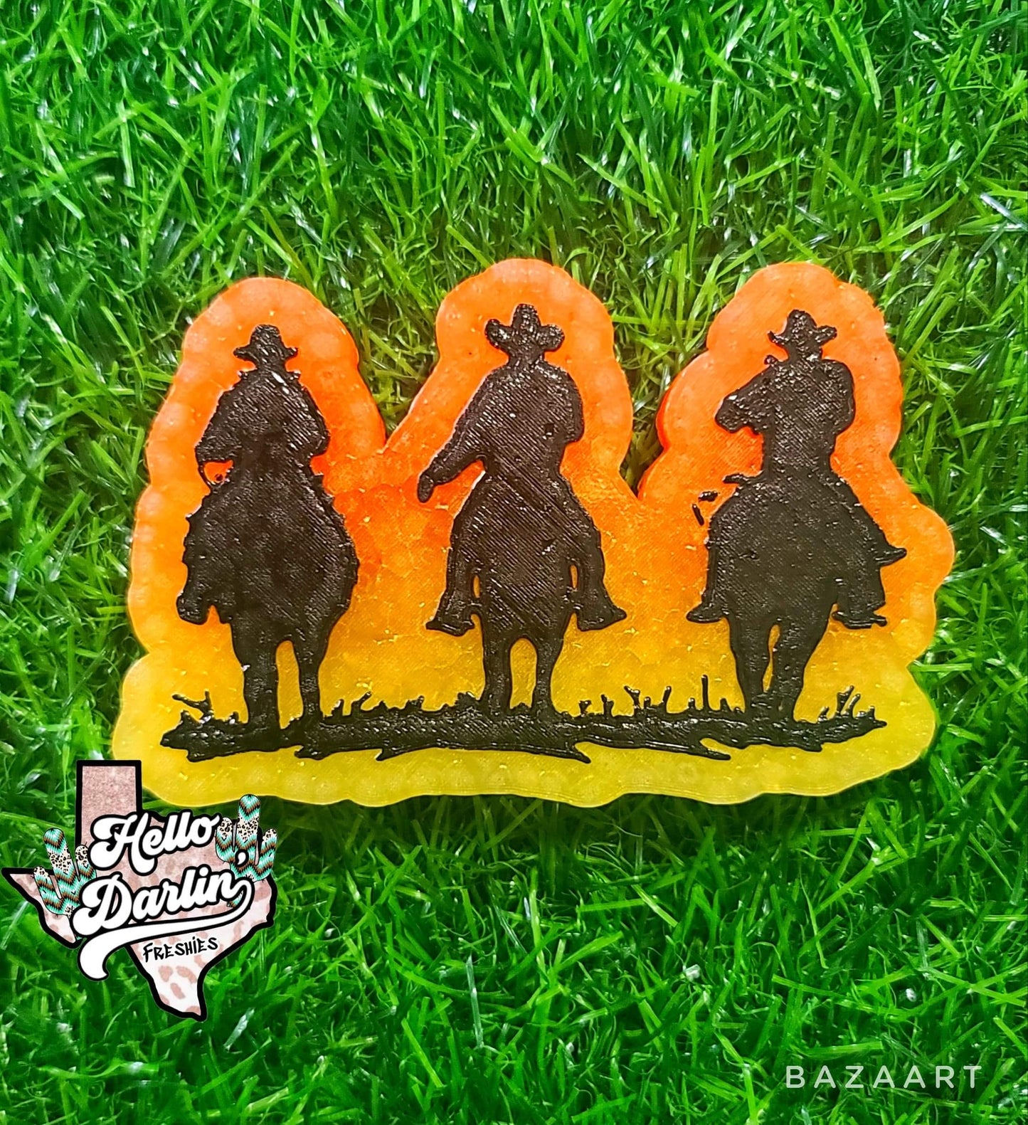 {horse riders} Silicone Mold