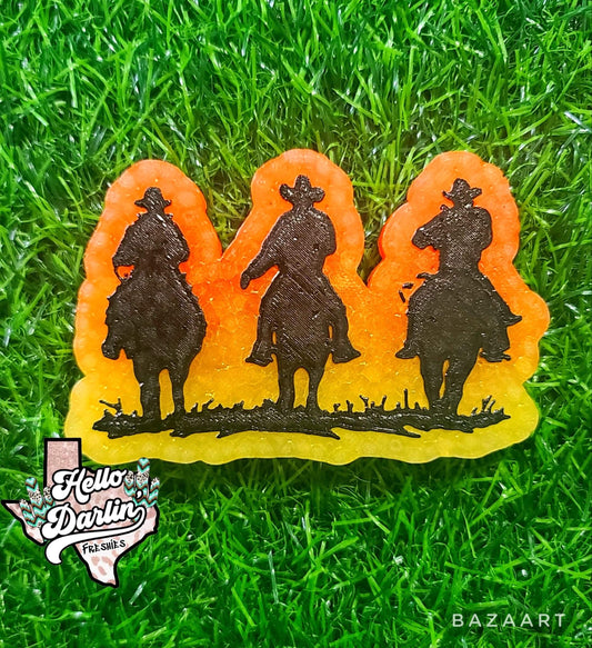 {horse riders} Silicone Mold