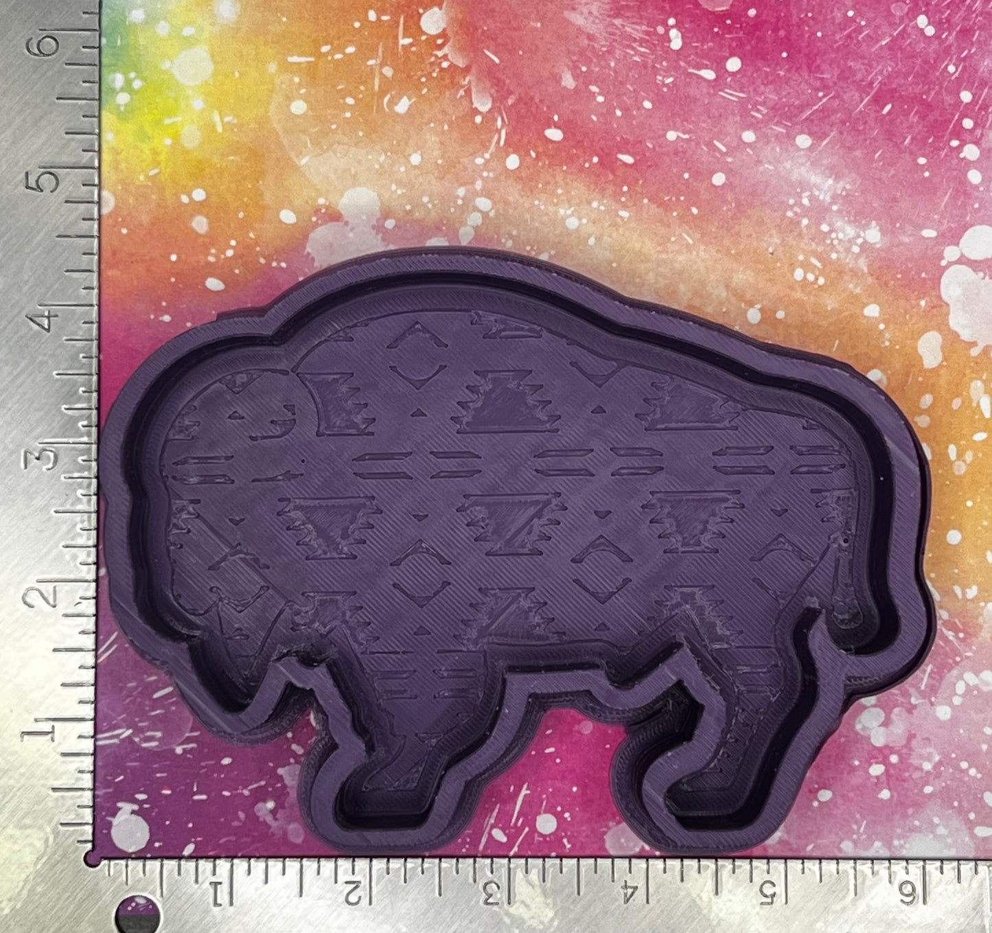 {Aztec Buffalo} Silicone Mold