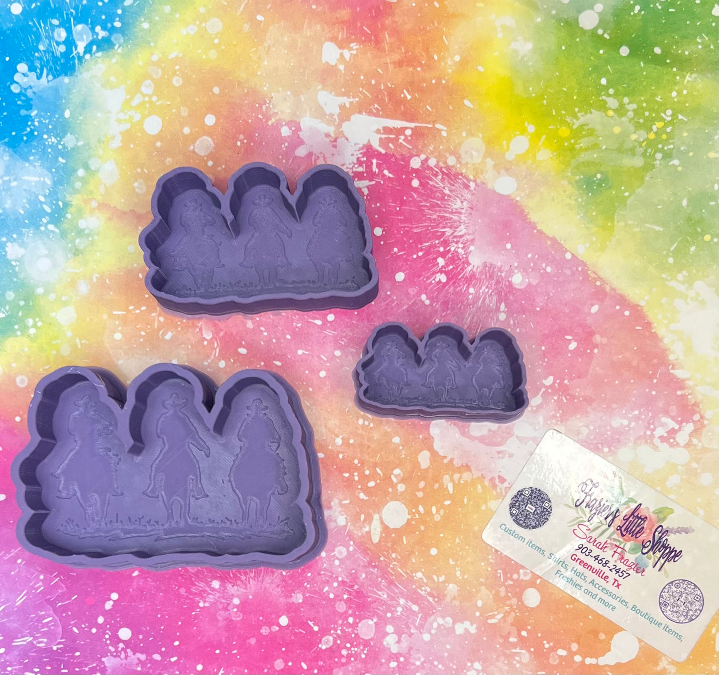 {horse riders} Silicone Mold