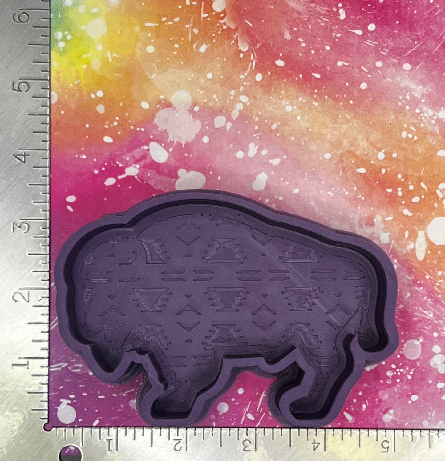 {Aztec Buffalo} Silicone Mold