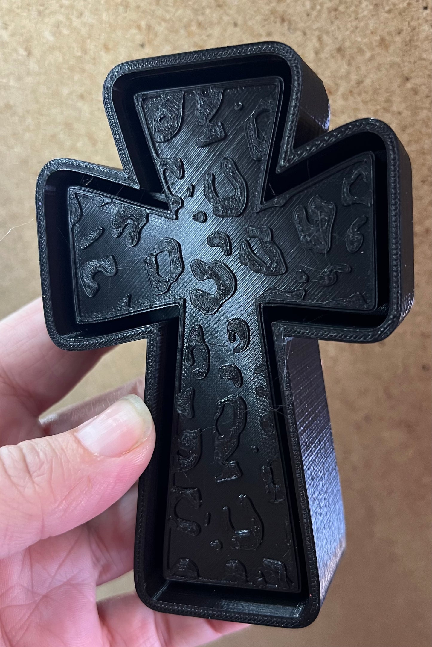 {leopard cross} Silicone Mold