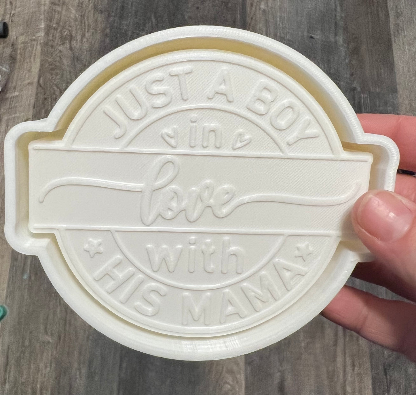 {a boy loves his mama} Silicone Mold