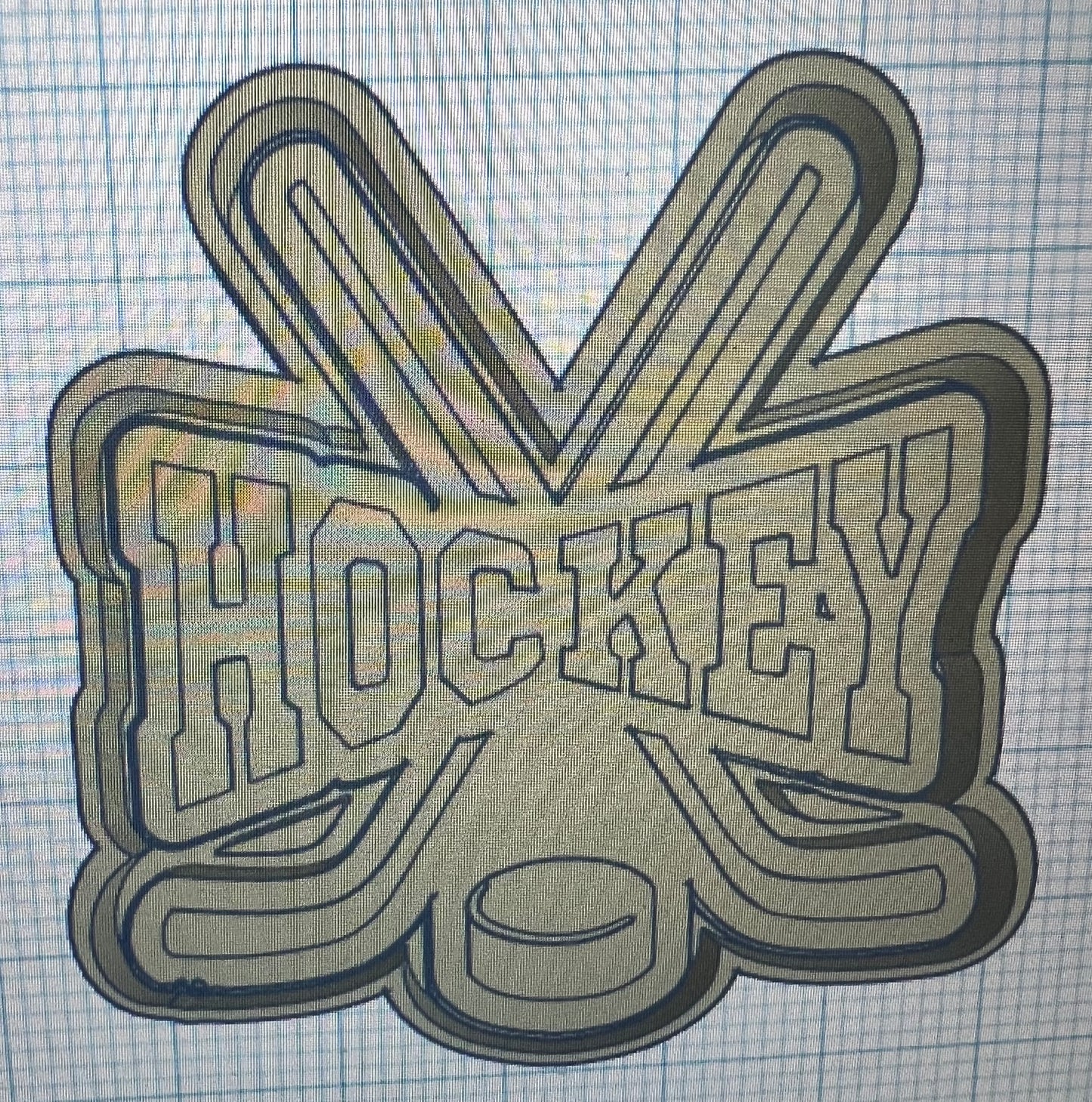 {hockey} Silicone Mold