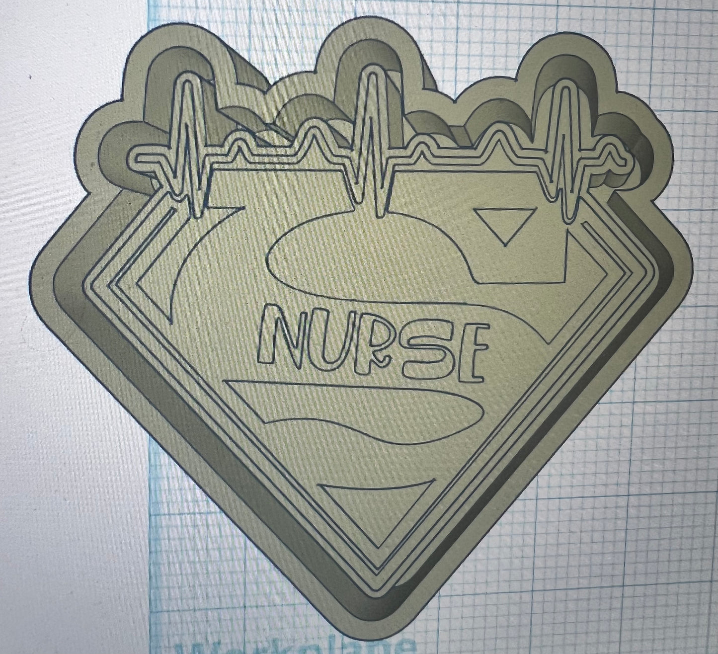 {super nurse} Silicone Mold