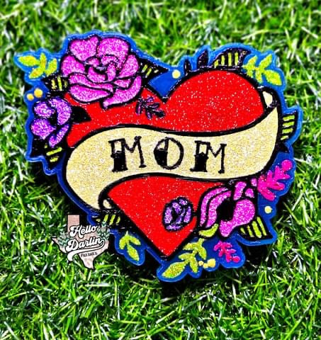 {mom heart} Silicone Mold