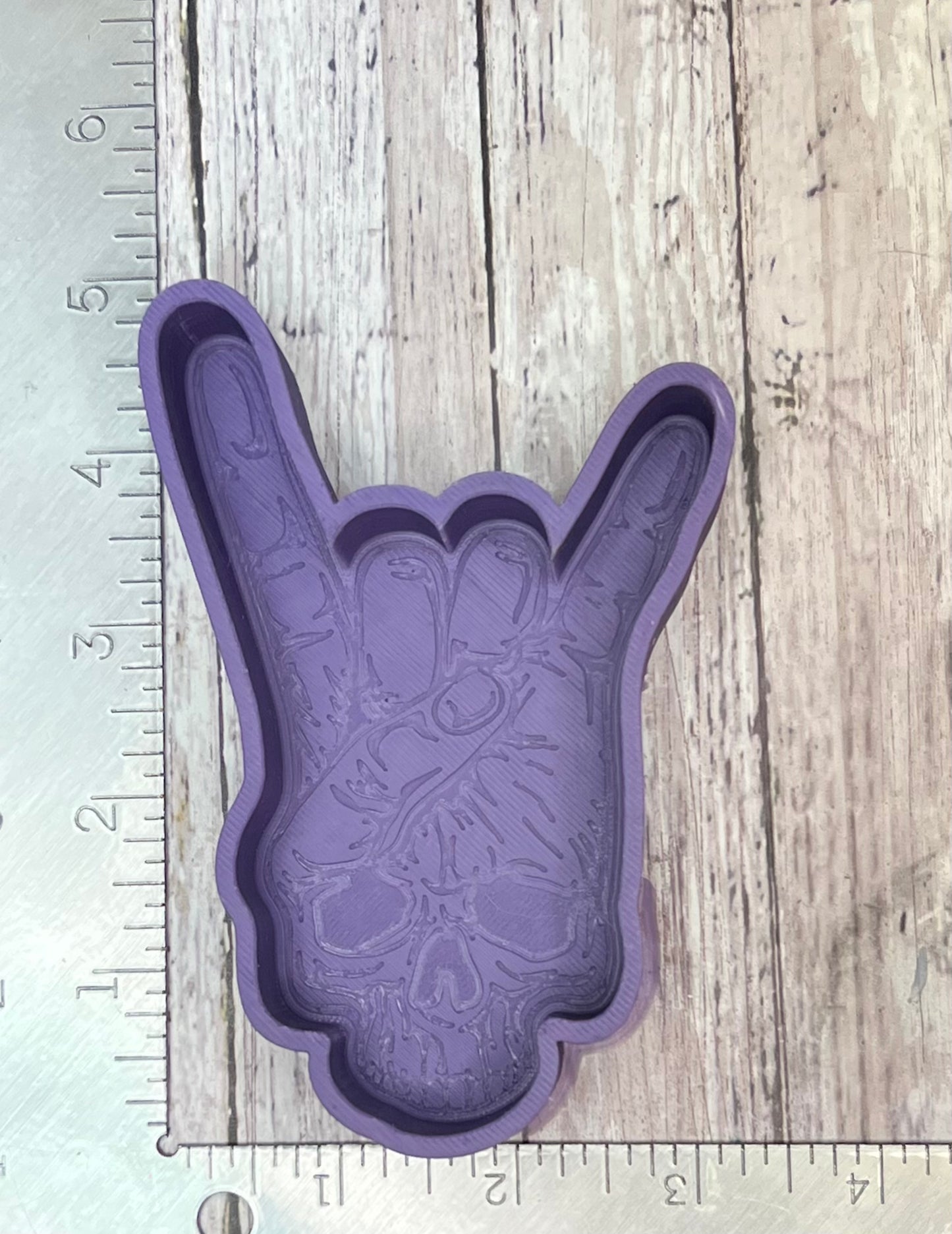 {rock horns} Silicone Mold