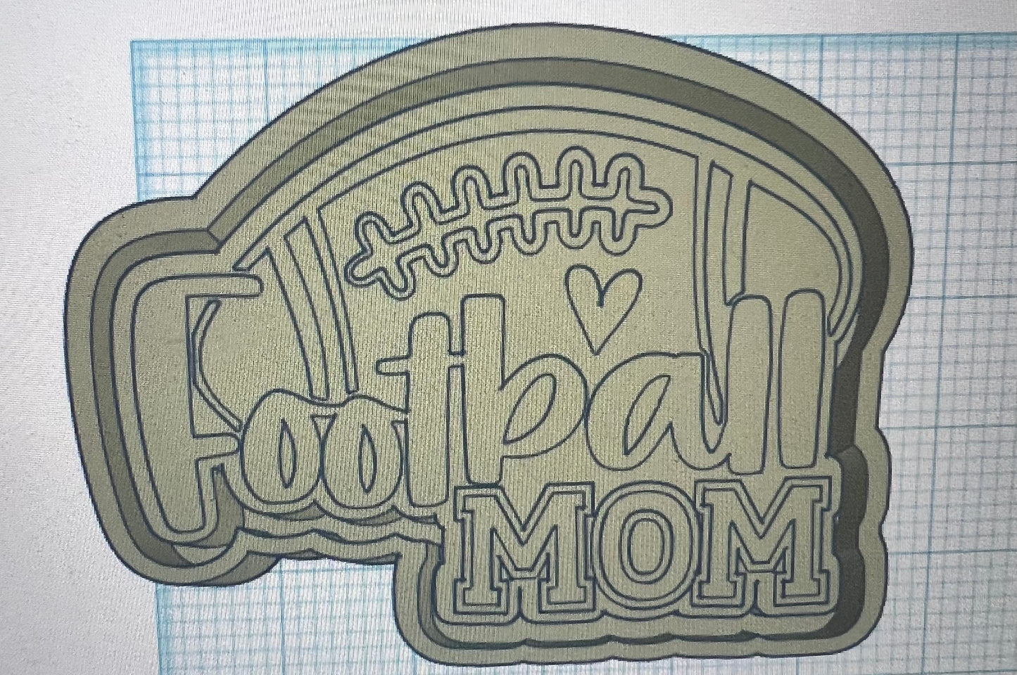 {football mom} Silicone Mold