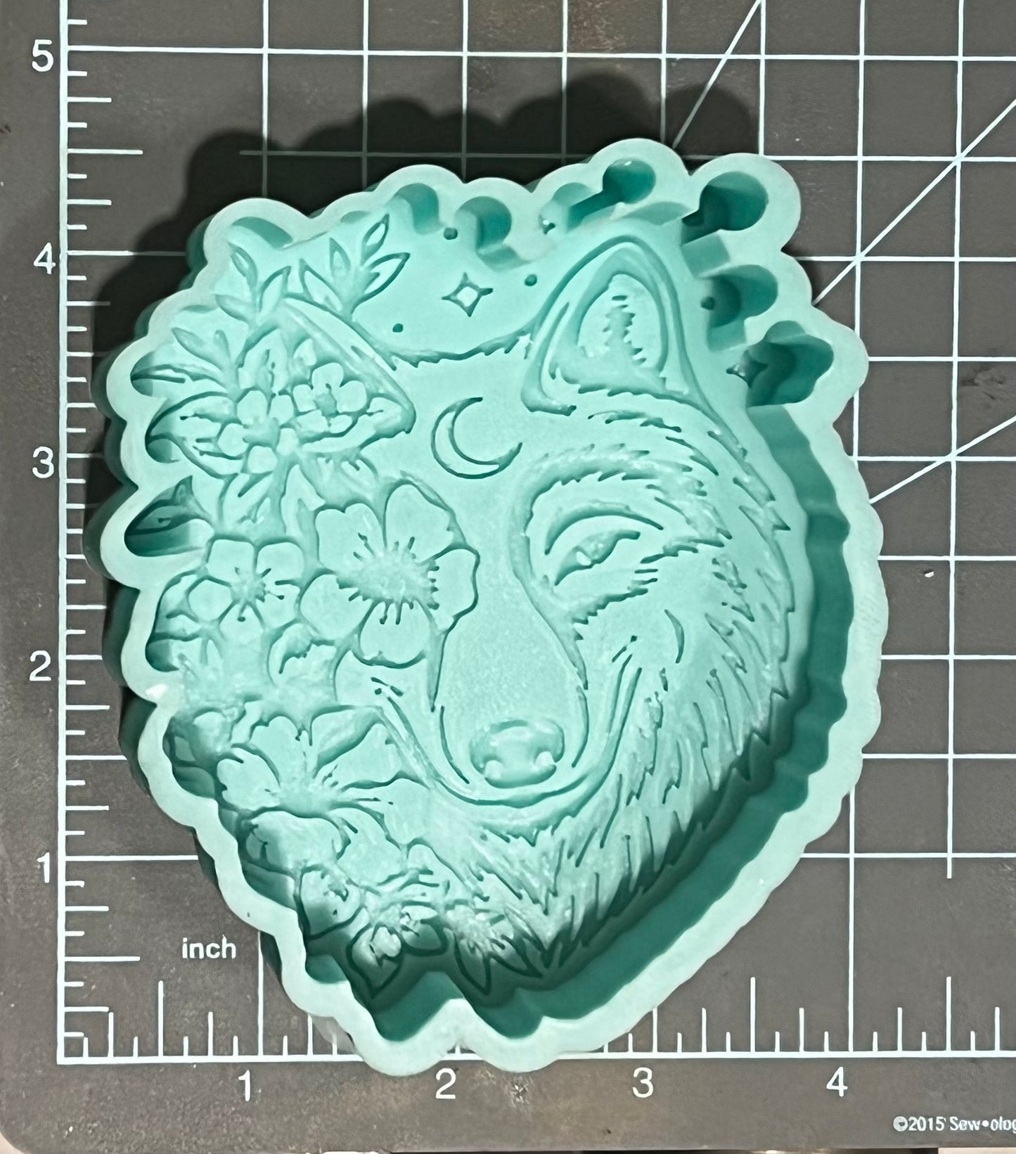 {Wolf Flower 2} Silicone Mold