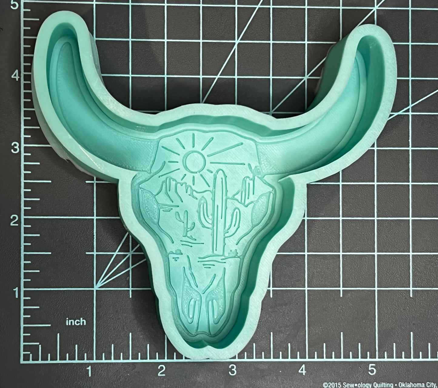 {Desert Skull 1} Silicone Mold