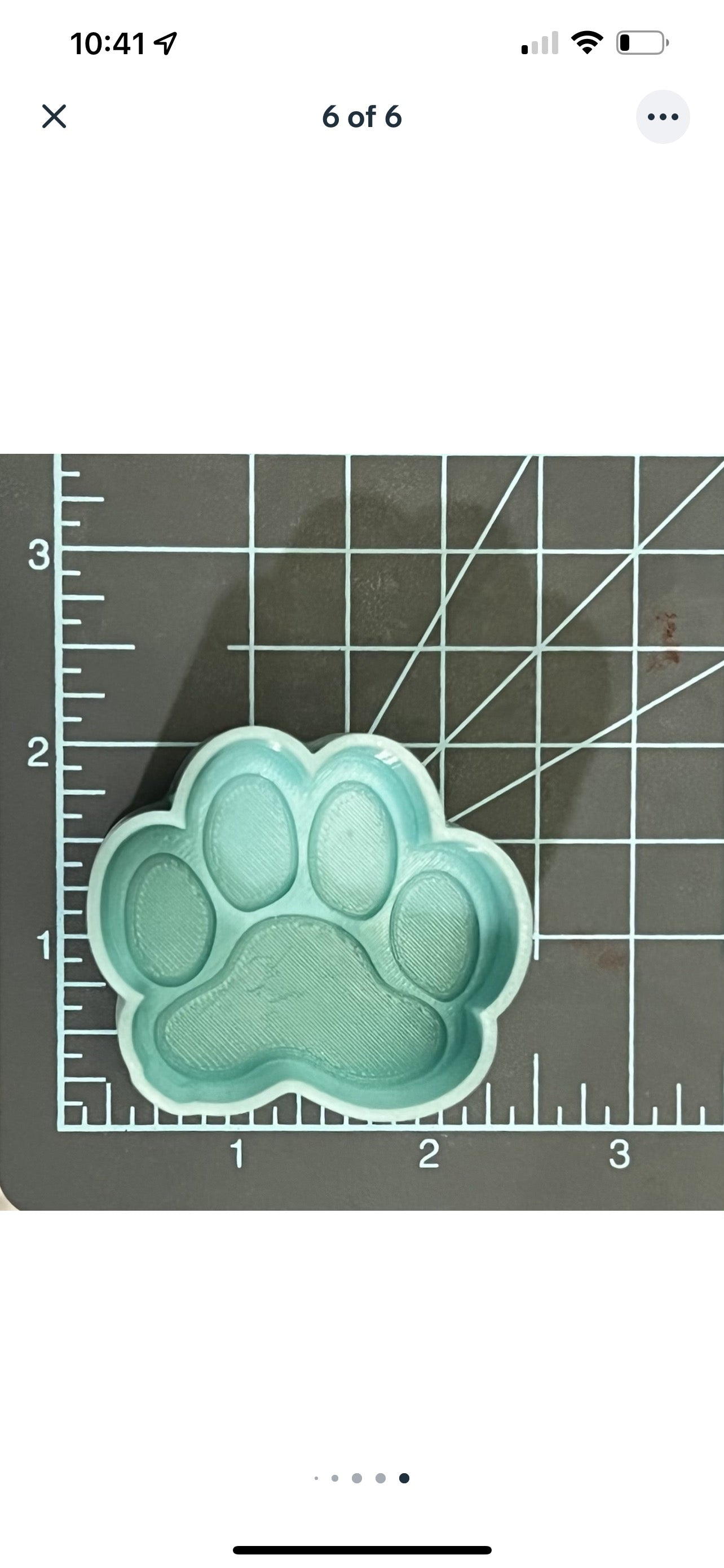 {Paw Print} Silicone Mold