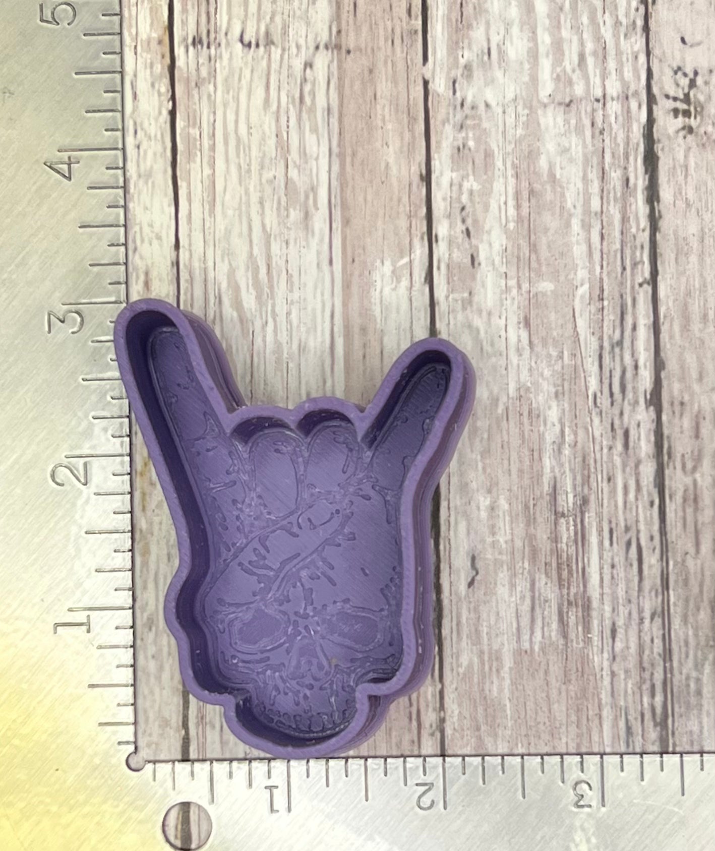 {rock horns} Silicone Mold