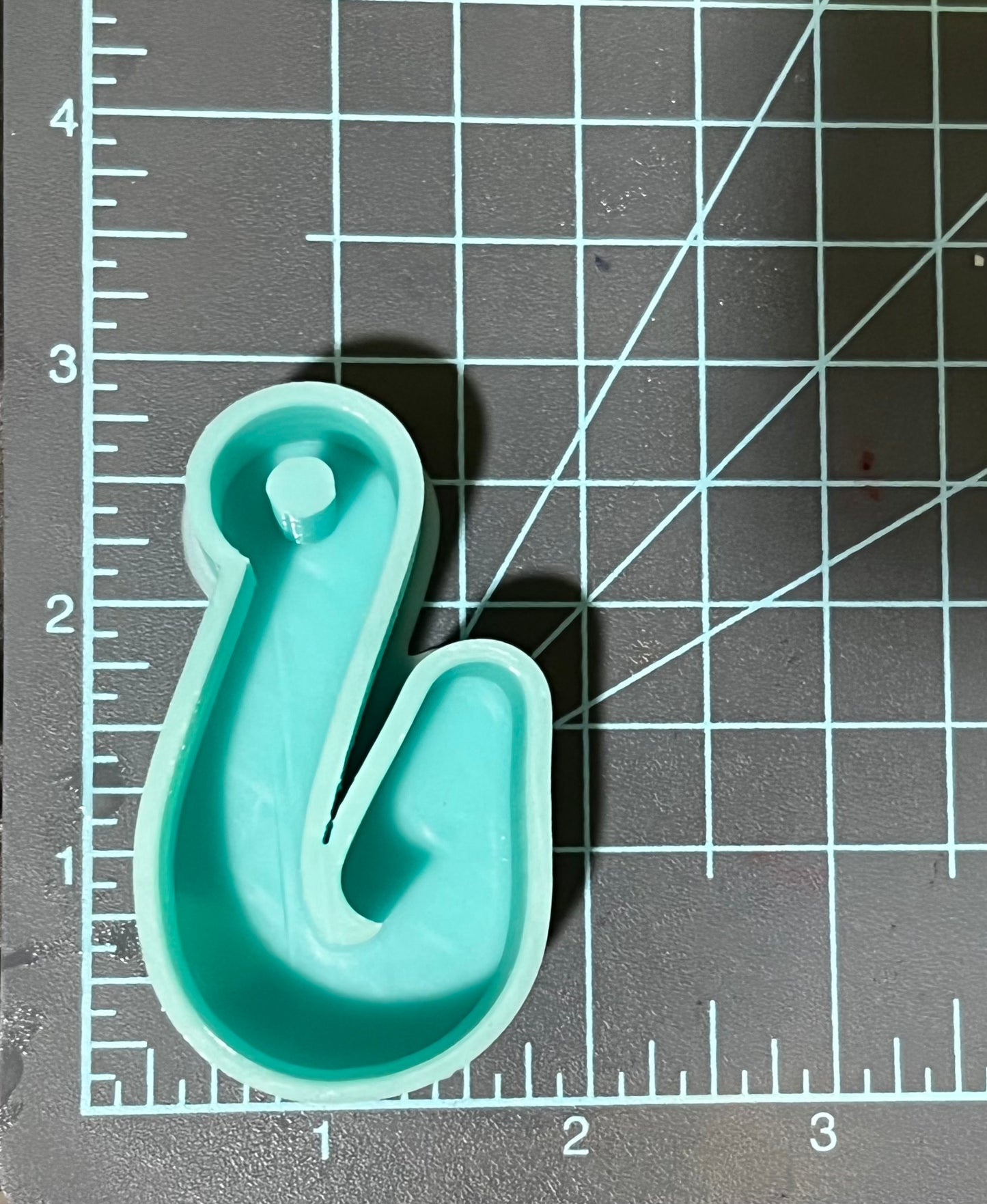 {Fish Hook} Silicone Mold