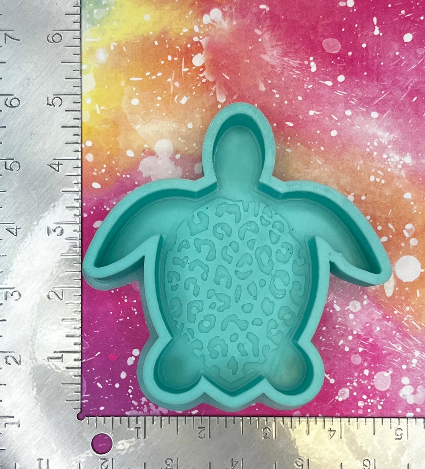 {Sea Turtle Leopard} Silicone Mold