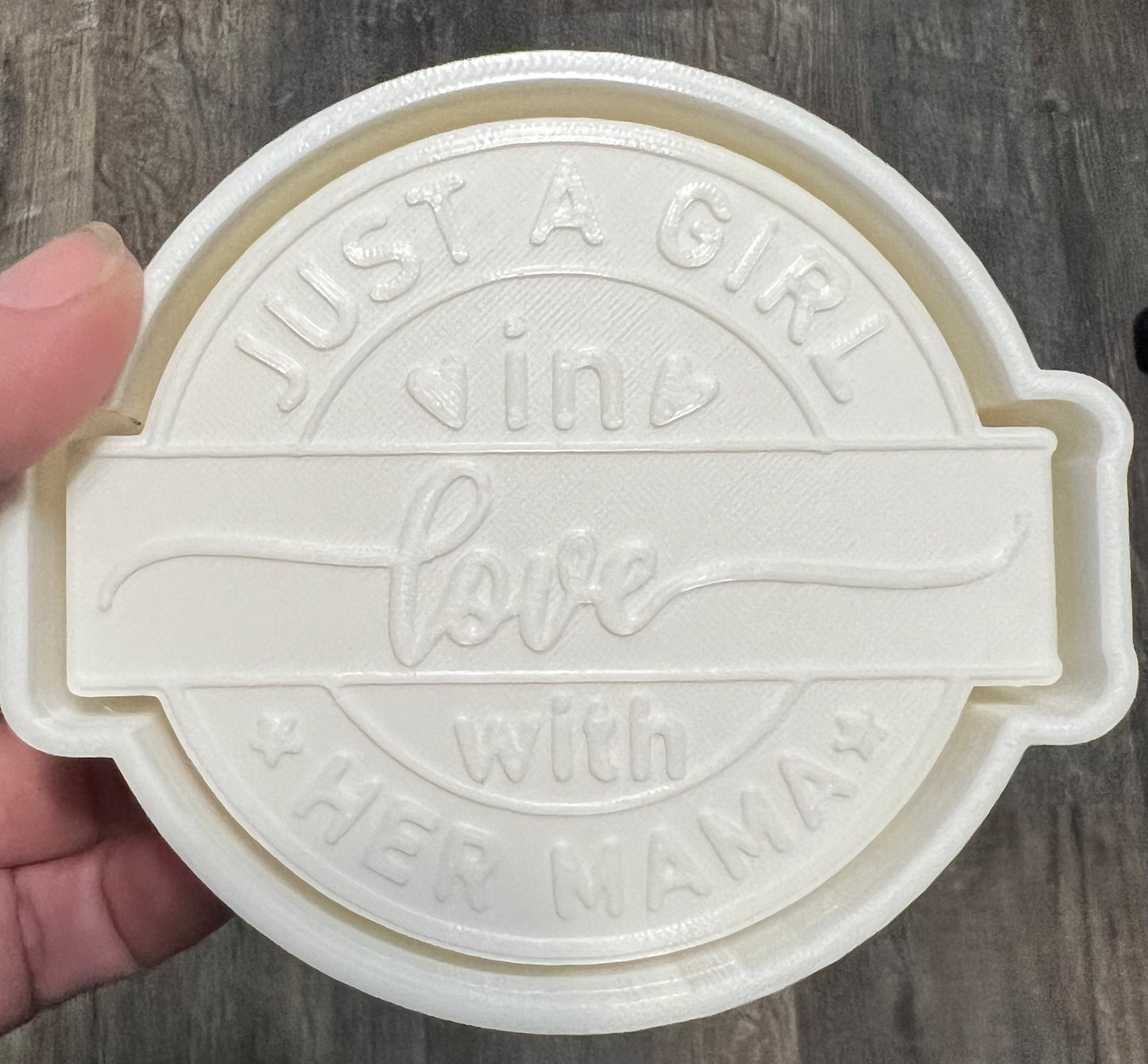 {a girl loves her mama} Silicone Mold