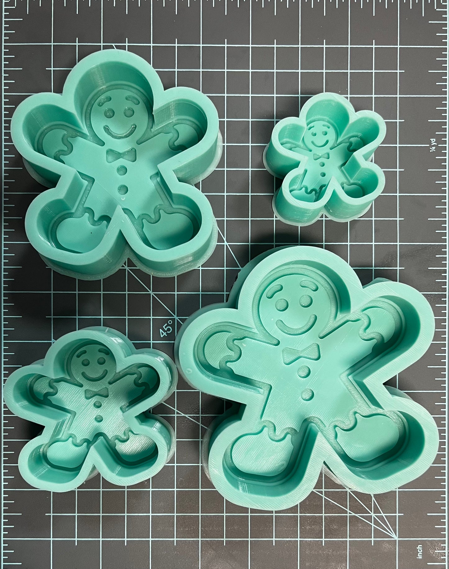 {Gingerbread Man} Silicone Mold