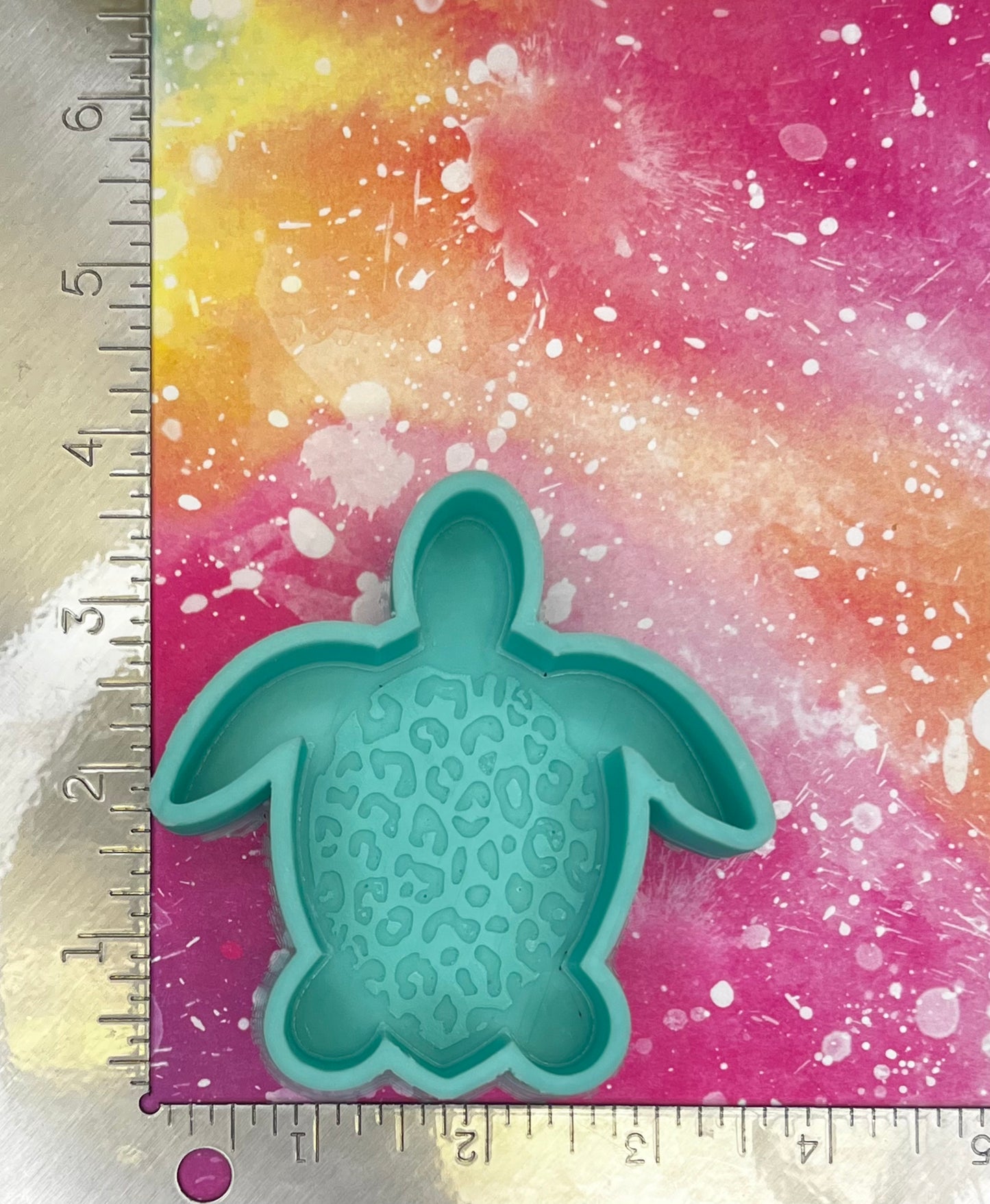 {Sea Turtle Leopard} Silicone Mold