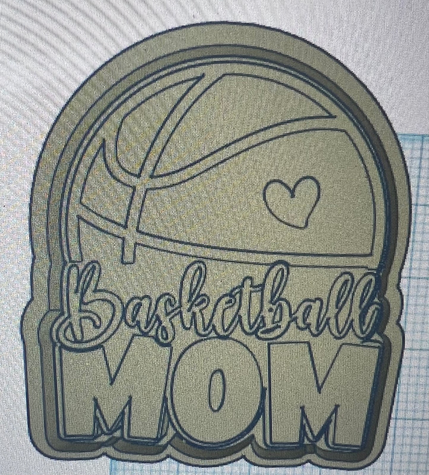 {basketball mom} Silicone Mold