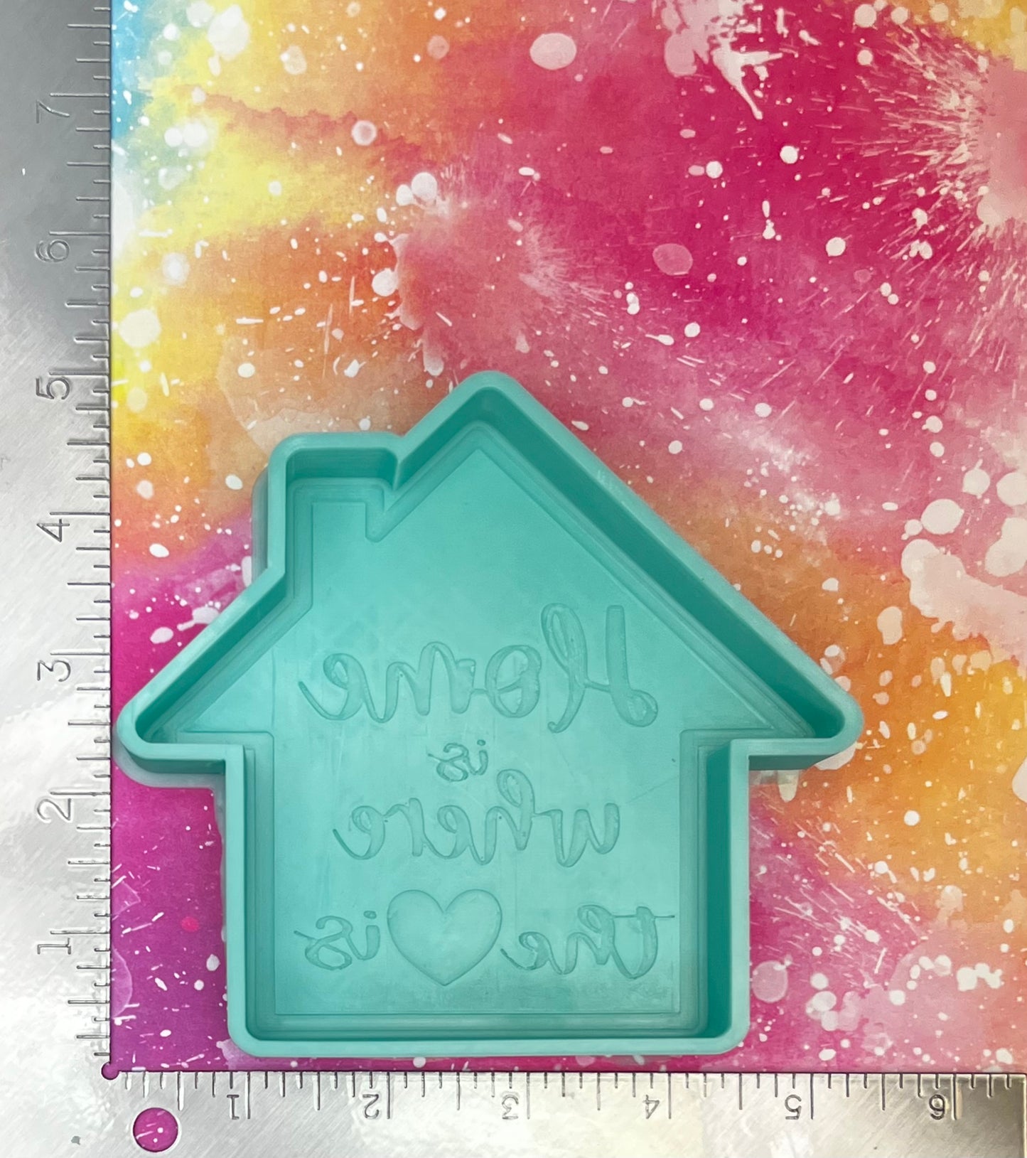 {Home Is Where the Heart Is} Silicone Mold