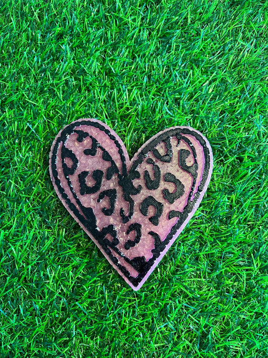 {Leopard Heart} Silicone Mold