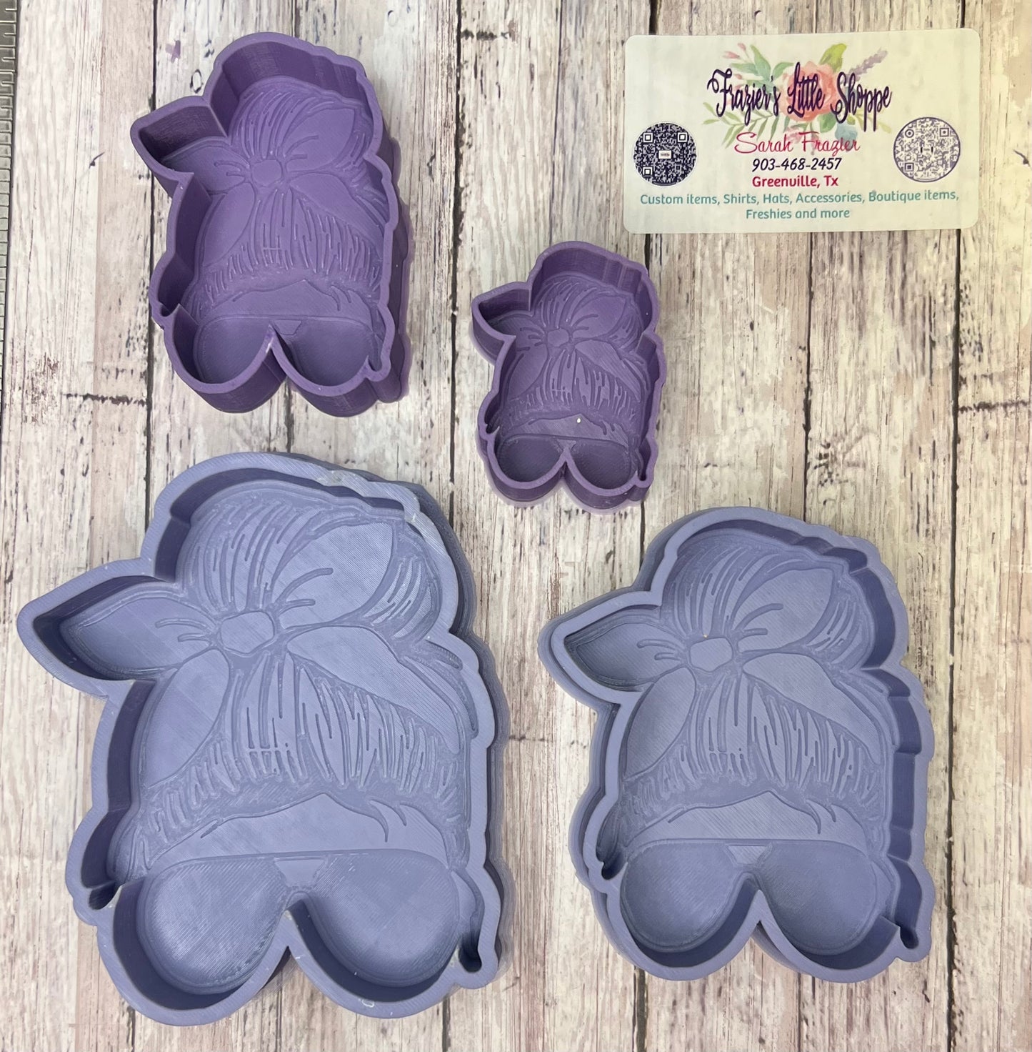 { Mom bun } Silicone Mold