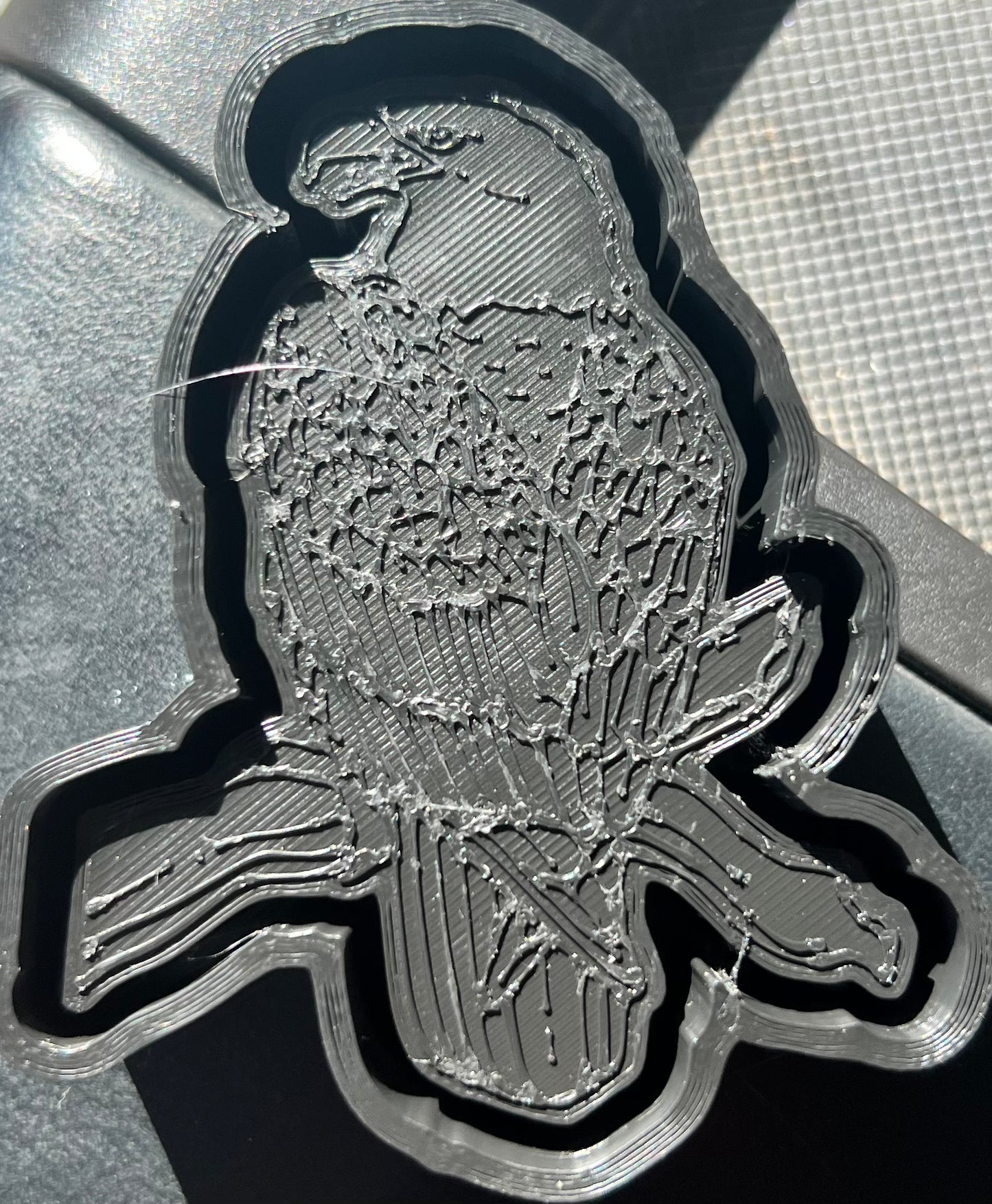 {sitting eagle} Silicone Mold