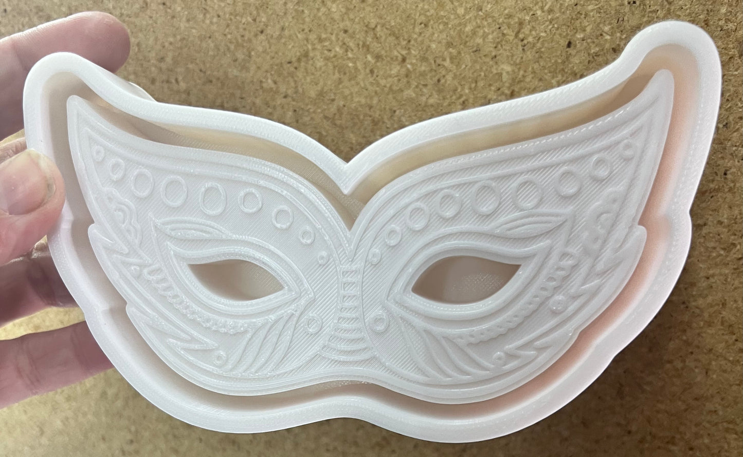 {Mardi Gras mask} Silicone Mold