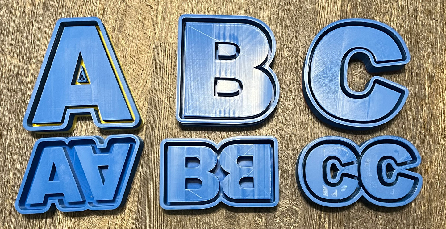Alphabet block letters
