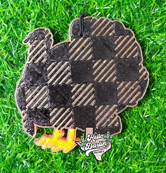 {plaid turkey} Silicone Mold