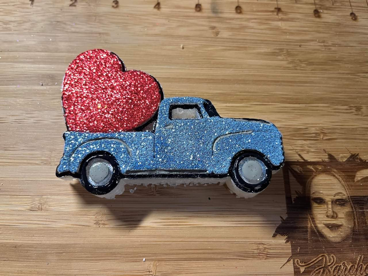 {Heart Truck} Silicone Mold