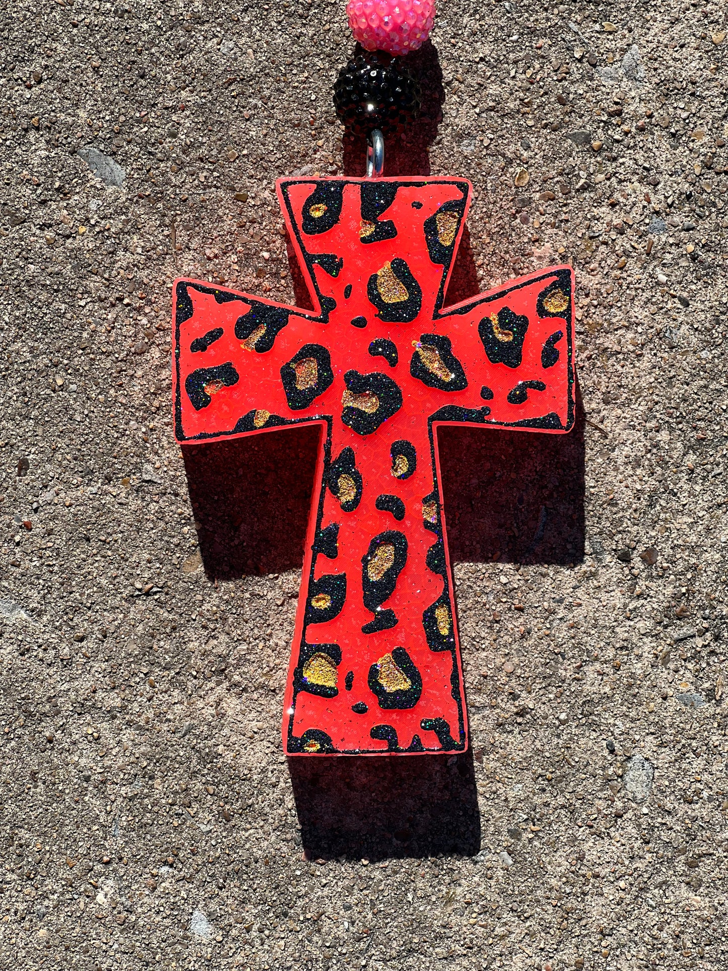 {leopard cross} All Freshie Sizes