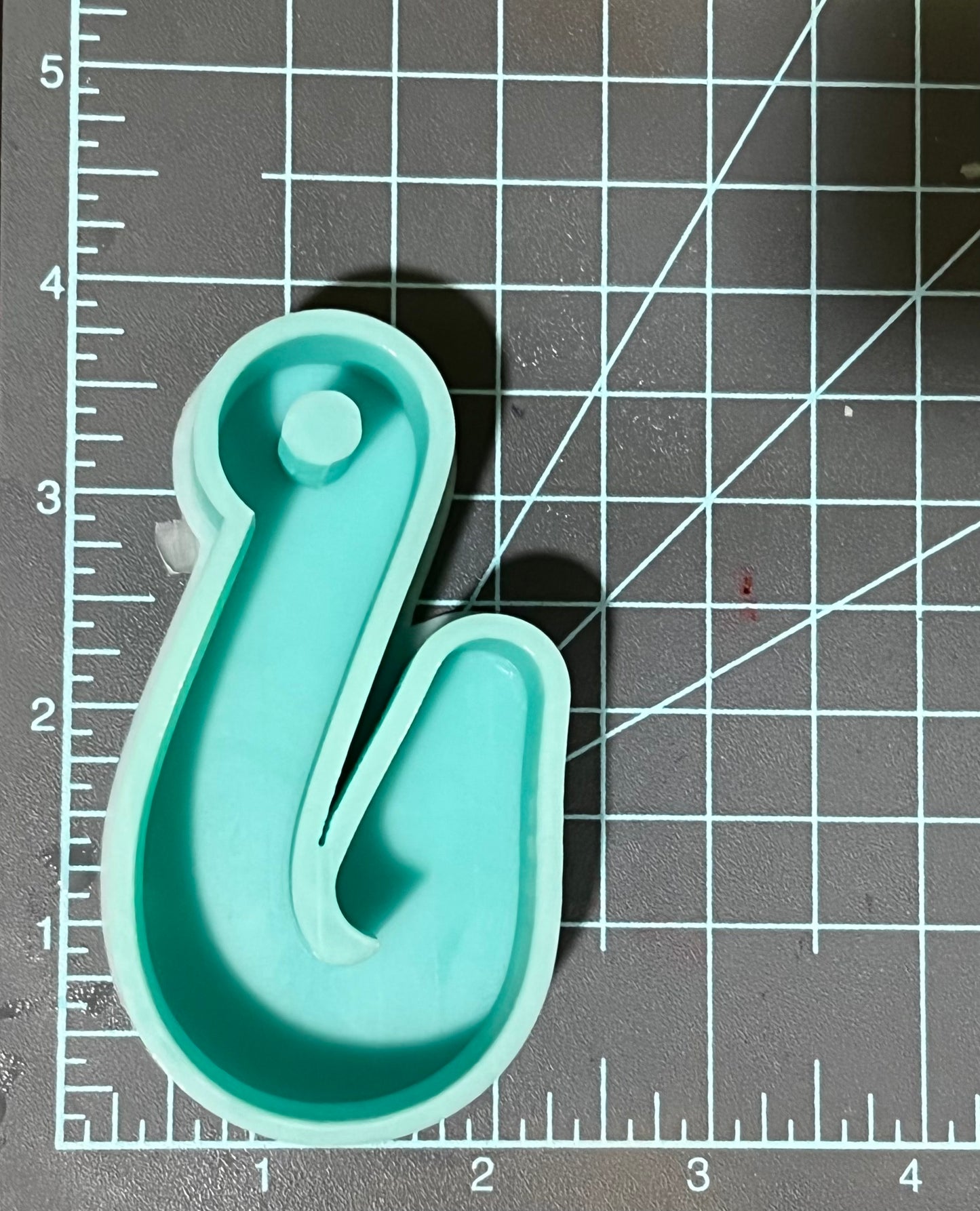 {Fish Hook} Silicone Mold