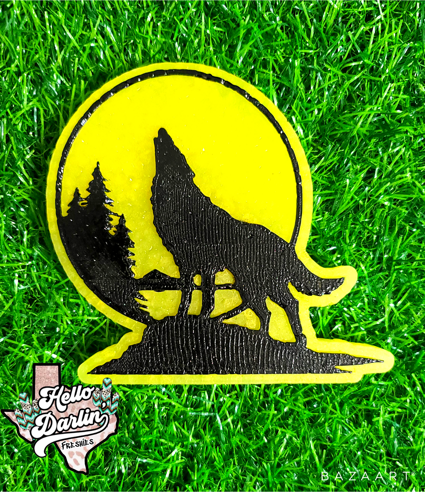 {Howling Wolf} Silicone Mold