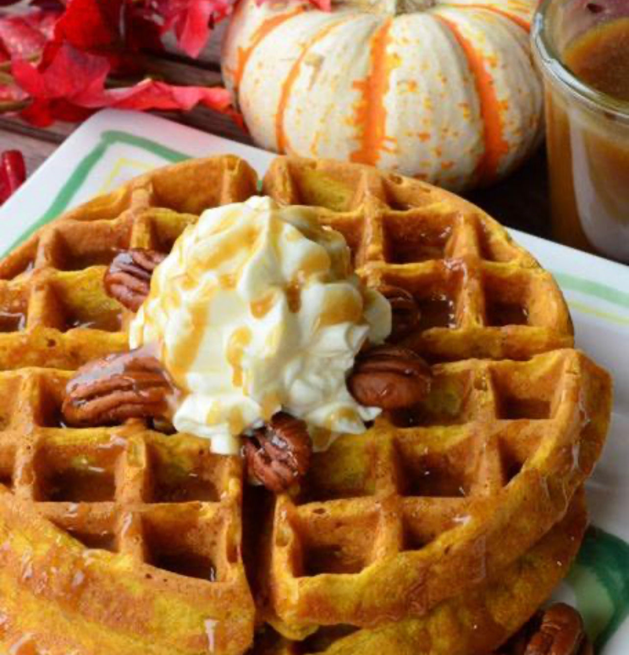 Pumpkin pecan waffle type Pre- scented beads