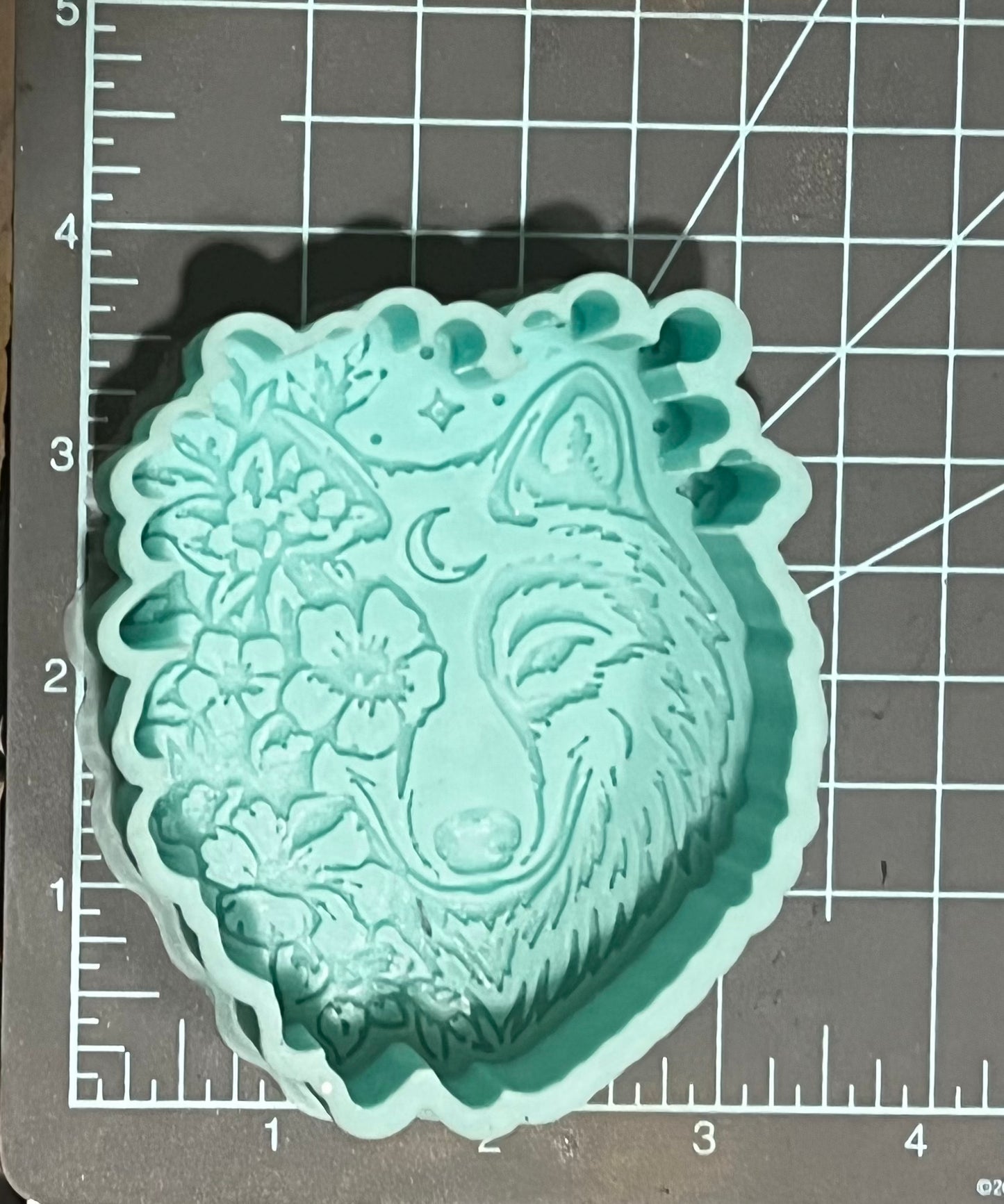 {Wolf Flower 2} Silicone Mold
