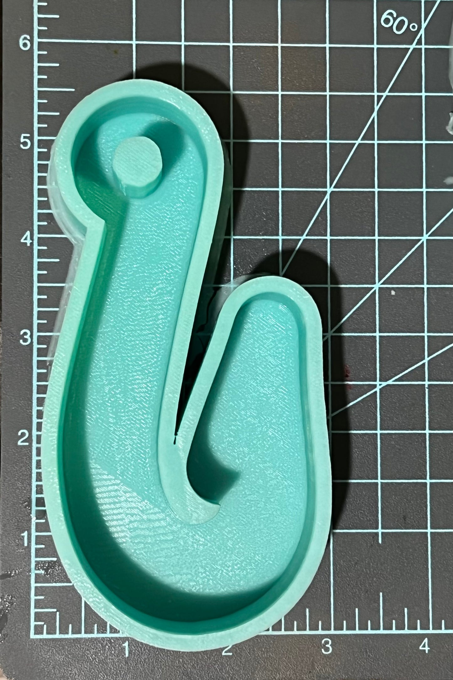 {Fish Hook} Silicone Mold