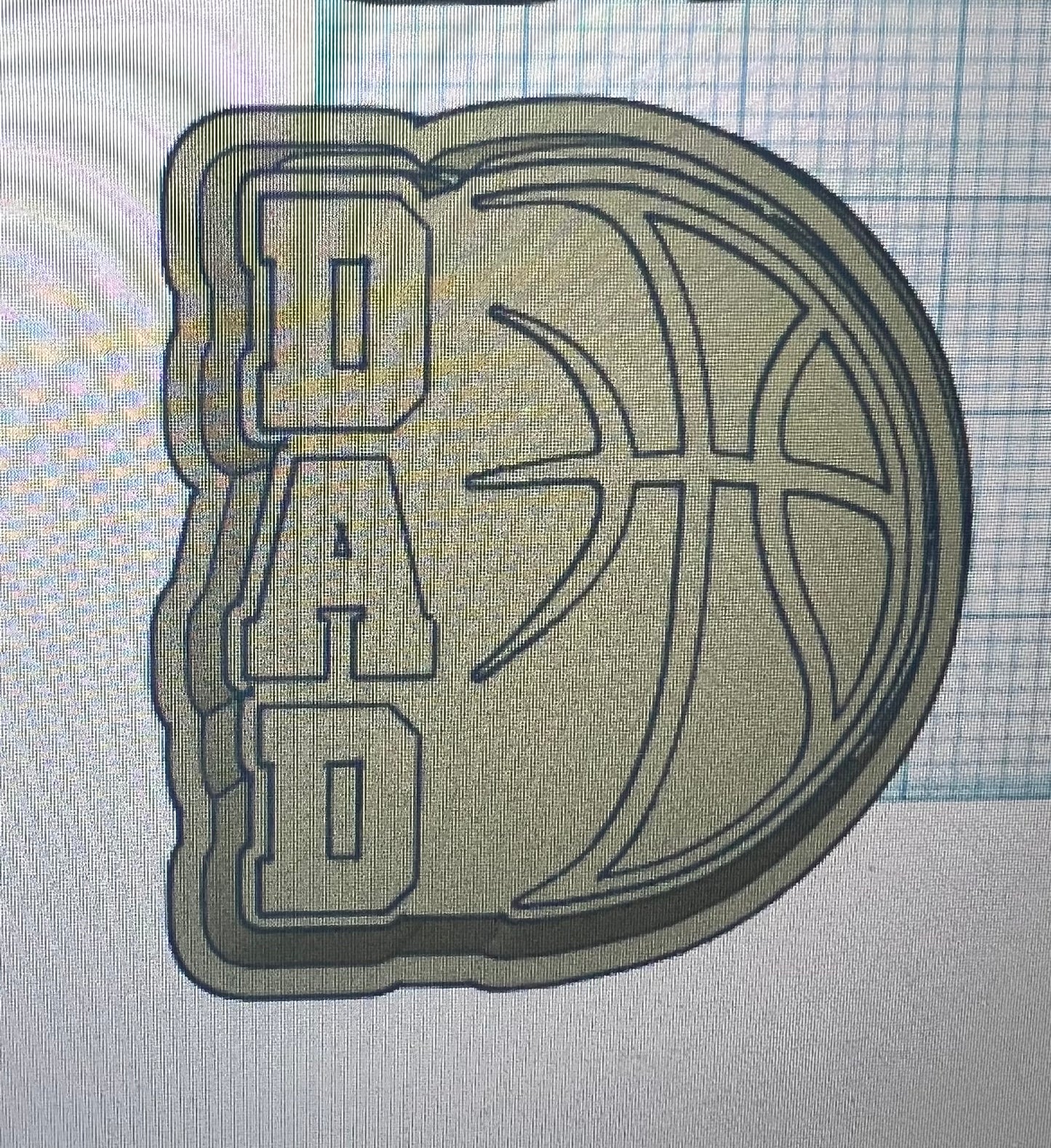 {basketball dad} Silicone Mold