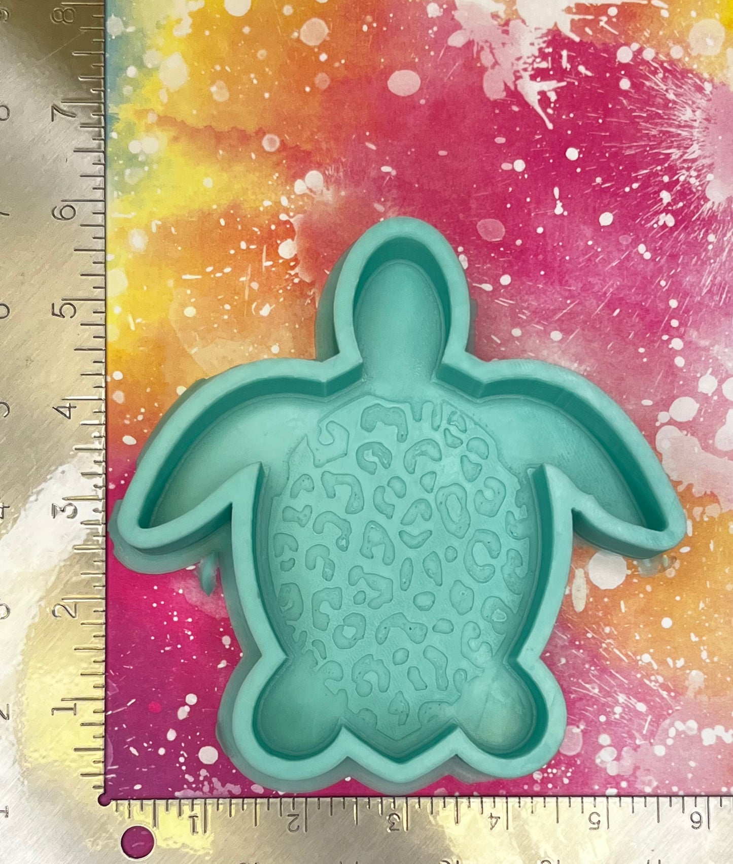 {Sea Turtle Leopard} Silicone Mold